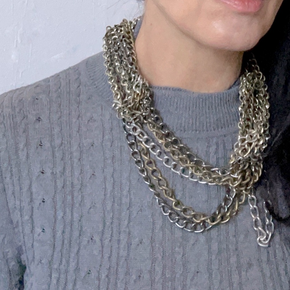 Statement Neckless Metal Beautiful